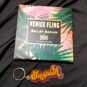 Bailey Sarian eye shadow palette and keychain